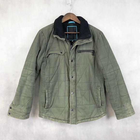 Hurley Other - Hurley Mens Quilted Jacket Size‎ M Utility Military Skate Outdoor Grunge Street